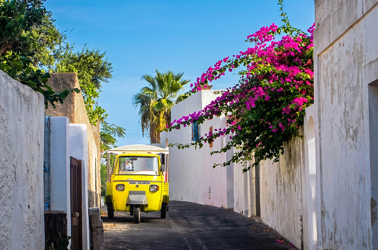 Explore Stromboli's Soul Aboard a Vintage Ape Calessino - BEYOND by Medov Group is your onboard concierge for discovering unforgettable, personalized excursions
